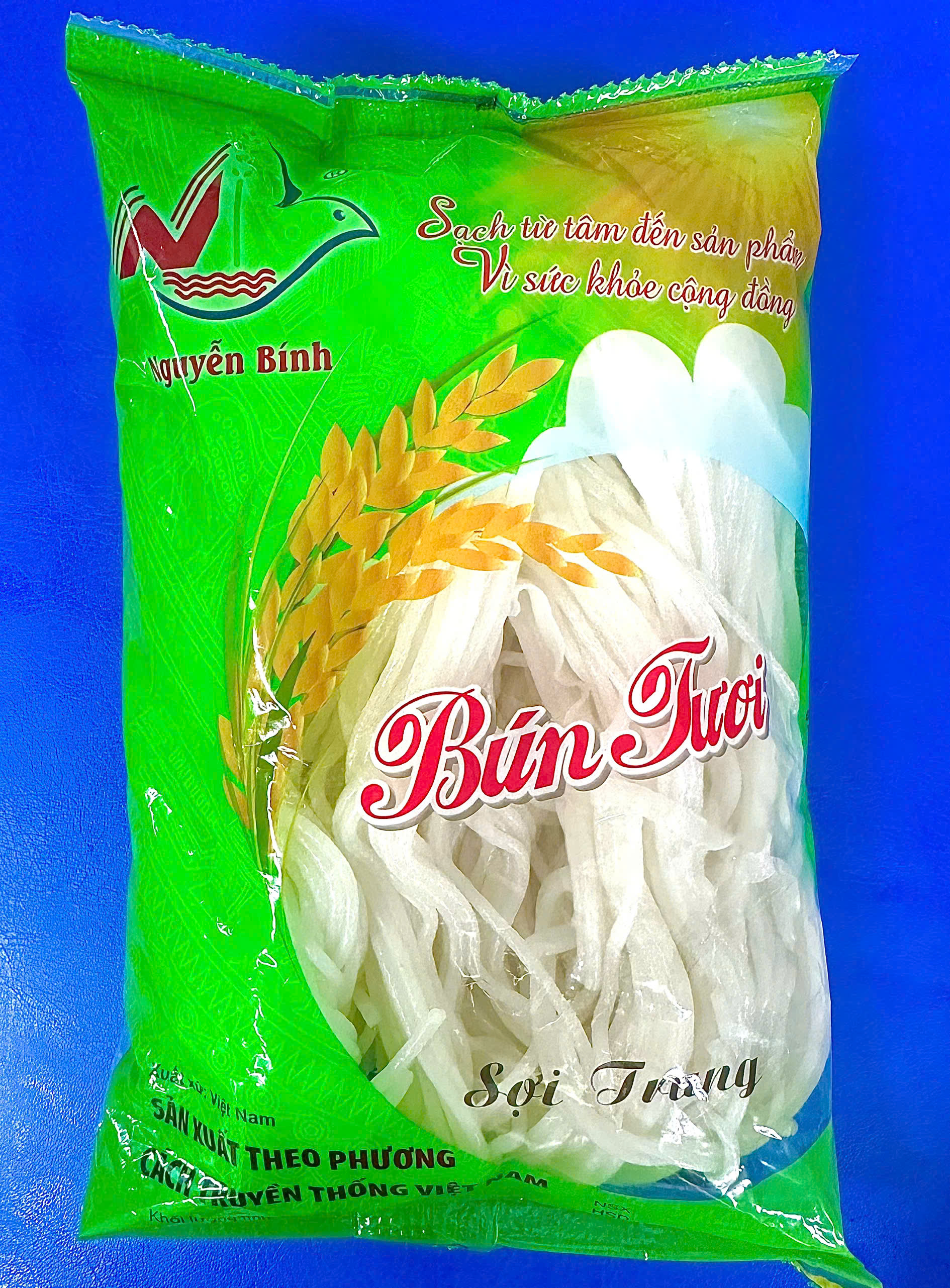 BÚN TƯƠI SỢI TRUNG GÓI (500G)